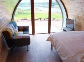 Wheelhousepods glamping, luxury tent in Donegal