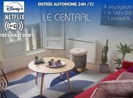 Le Central - Coeur historique - Netflix/Disney+, hotel s parkováním v destinaci Soissons