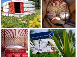 Les insolites de la Baie, campamento en Longroy