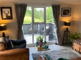 Lovely new caravan by Loch Long