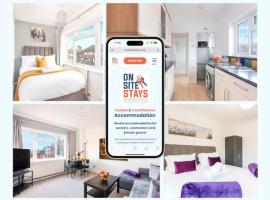 OnSiteStays - Cosy 2-Bedroom Apartment with Private Entrance & Long Stay Prices, hotel v destinácii Gravesend