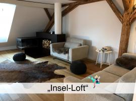 Ferienwohnung Insel-Loft - Maisonette auf der Insel, exklusiv mit Dachterrasse, haustierfreundliches Hotel in Lindau
