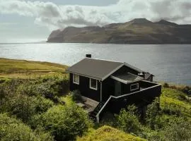 Cottage with stunning view of the sea and islands.