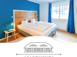 ~ Apartments zum Schloss ~ Traumhafte Ferienwohnungen auf Usedom, hotel Mellenthinben