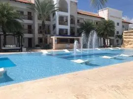 Apto estudio en Punta Cana, vista a la pisicina