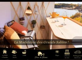 LA MADELEINE DES GRANDS SABLES 1- 4 PERS, hotel Le Poulduben