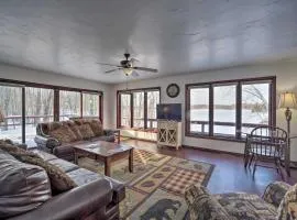 Danbury Cabin with Wraparound Porch on Lang Lake!