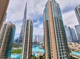 BellaVista Boulevard Central Spacious 2 Bedroom with maids room Burj Khalifa and Fountain View