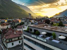 Hotel Merkur - West Station, hotel di Interlaken