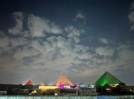 mesho falcon Pyramids view inn, viešbutis Kaire, netoliese – Didysis Gizos sfinksas