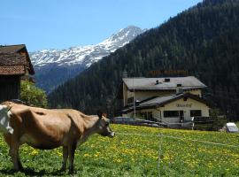 Medels im Rheinwald에 위치한 호텔 Hotel Restaurant Walserhof