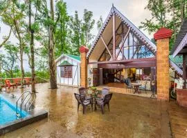 SaffronStays Tudor Rose, Panchgani - luxury chalet with beautiful valley views