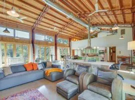 Riverfront Libertyville Retreat with Outdoor Kitchen