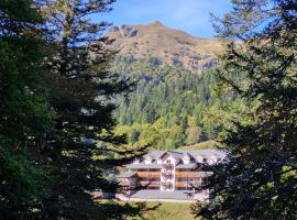 Résidence récente au coeur des monts du Cantal、Laveissièreにあるマセボフ・スキーリフトの周辺ホテル