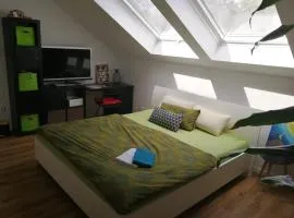 Gästezimmer mit eigenem Bad in Reihenmittelhaus