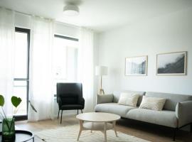 Stylish Urban Residence with parking spot – apartament w mieście Nivy