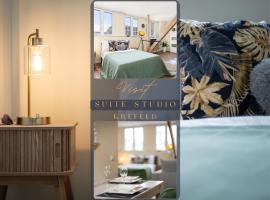Suite Studio nah Messe & Rhein I Netflix I Küche: Krefeld şehrinde bir kiralık tatil yeri