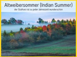 MARKs Ferienwohnung in Bad Sachsa - waldnah, hundefreundlich, ruhig! Ideal für Paare mit Hund