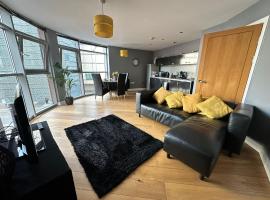 Fantastic and modern city centre flat with FREE parking!, hotel i nærheden af University of South Wales - Cardiff Campus, Cardiff