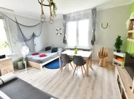 Pokój w apartamencie dwupokojowym ze współdzieloną kuchnią i łazienką