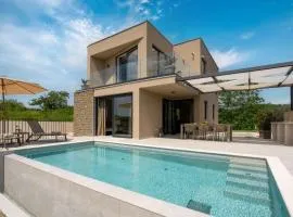 Modern villa Venta with jacuzzi and pool in Buje