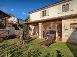 Rustic villa Banko with grill in Tinjan