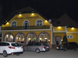 Vénusz Panzió és Vendéglő、Bagodの駐車場付きホテル