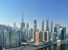 Waterfront apartment with Burj Khalifa views in Business Bay