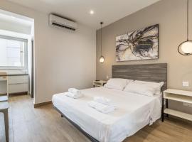 Studio apartment with kitchenette at the new Olo living, hotel in Paceville