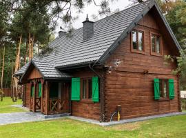 Zielono - domek na Roztoczu, cheap hotel in Adamów