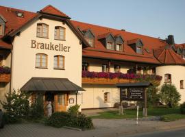 Landgasthof - Braukeller - Fattigau, hotel berdekatan Hof-Plauen Airport - HOQ, Oberkotzau