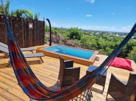 Le Jeïpur Villa vue mer piscine privée, Übernachtungsmöglichkeit in Saint-François