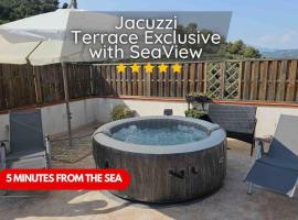 Jacuzzi, Vista Mare, Due Ampi Terrazzi Esclusivi, apartamento en Camporosso