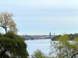 Apartment with amazing view, cheap hotel in Stockholm
