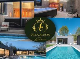 Villa Alison Deluxe Junior with private spa and heated swimming pool, hotel em Nedeščina