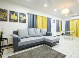 하이데라바드에 위치한 아파트 Stylish 1.5 BHK A/C at BanjaraHills Near CareHospitals