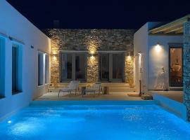 Villa Cycladic View Syros, hotell sihtkohas Azolimnos