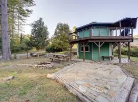 Unique West Jefferson Home with Fire Pit and Grill!