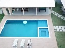 CHÁCARA ALTO PADRÃO MAIRINQUE Piscina com aquecimento Solar