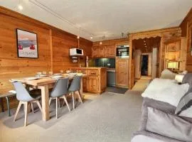 Charmant appartement 3 pièces, balcon, 6 pers, sur les pistes, WiFi, La Plagne - FR-1-455-241