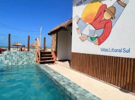 Flats Villas Litoral Sul - Praia Pontal do Peba - Piaçabuçu - AL, hotel in Piaçabuçu