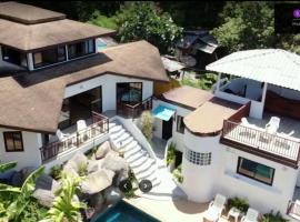 Sojourn 6 bedroom villa near Full Moon Beach, lodge i Koh Phangan