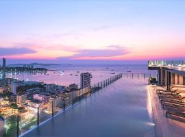 Best Location In Pattaya, Sky Pool & Infinity Edge, lejlighed i Pattaya Central