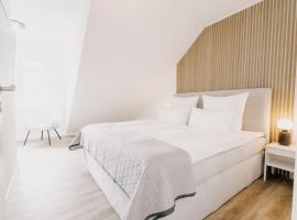 Viesnīca Küsten Suite de See - Suite 2 direkte Deichlage, Balkon, 77qm pilsētā Grētsīle