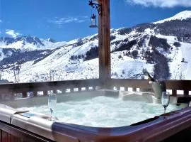 Charming Chalet w/ Mountain & Slope Views, Jacuzzi