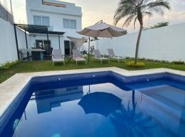 Hermosa casa familiar de fin de semana en Teques, hotel s bazénem v destinaci Tequesquitengo