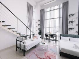 Snooze Maritime Luxury Duplex Suite 2Bedrooms 4-10pax, hotel in Jelutong