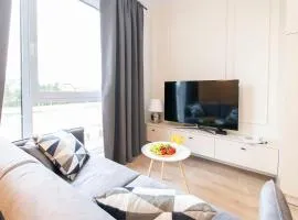 Apartament UKIEL PARK 7 przy Plaży Miejskiej - klimatyzacja,free parking,FV