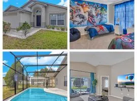 Disney Themed Home Entire House with Private Pool close to Disney