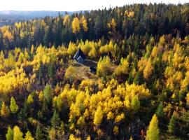wilderness hut without electricity, kamp v mestu Syöte